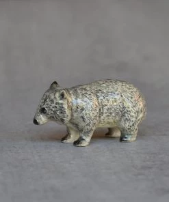 Scout House Ceramic Wombat Miniature Figurine Homewares