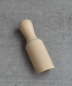 Scout House Homewares Glass Salt Jar With Wooden Scoop