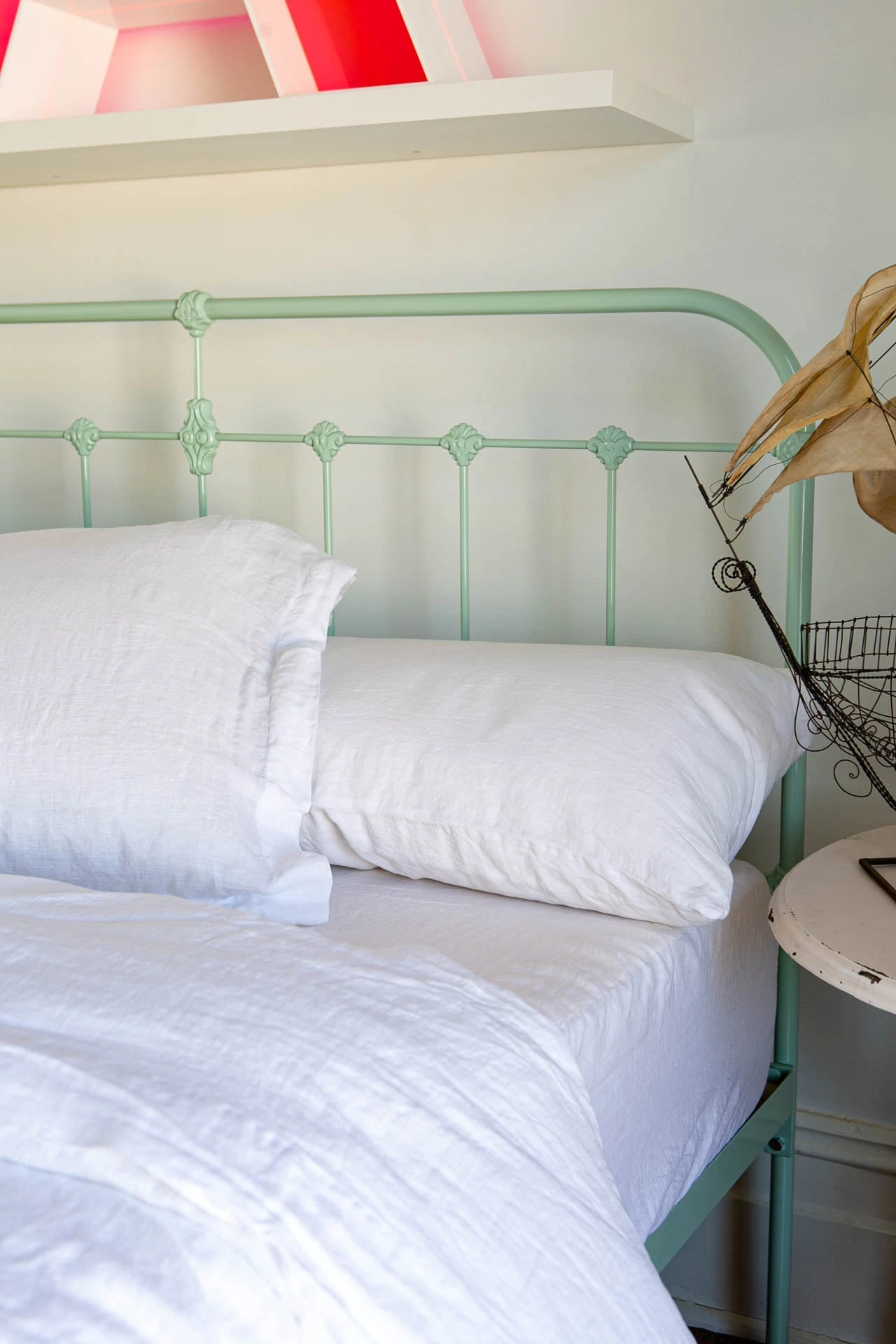 Scout House Scout Portuguese Linen Sheet Set- King - White