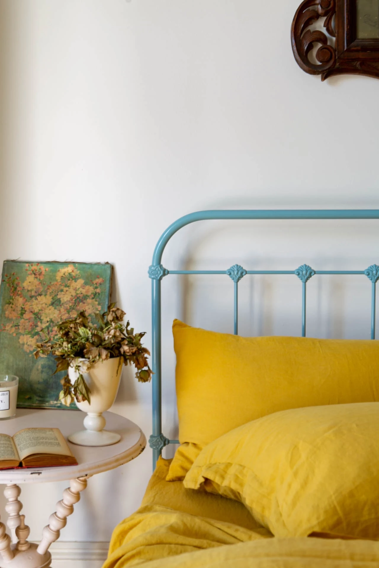 Scout House Textiles Scout Portuguese Linen Sheet Set- King - Mustard