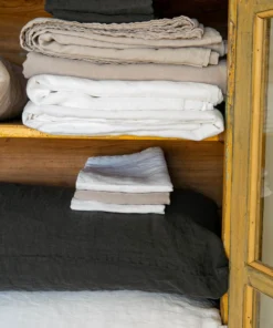 Scout House Homewares Scout Portuguese Linen Quilt Cover Set - Queen - Linen