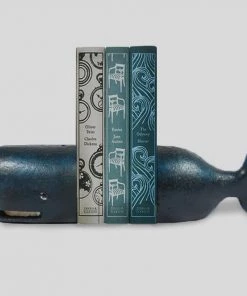 Scout Homewares Cast Iron Whale Bookends