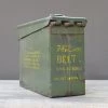 Scout Vintage Army Green Ammunition Box Homewares