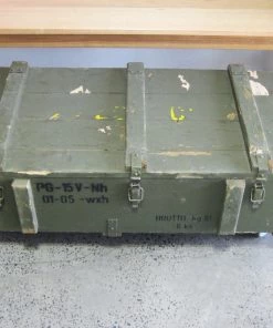 Scout House Vintage Army Trunk On Castors