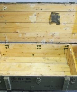 Scout House Vintage Army Trunk On Castors