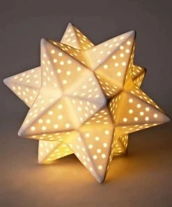 Scout Bone China Moroccan Star Lamp Homewares