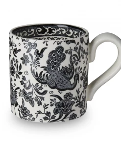 Burleigh UK Black Regal Peacock - Mug