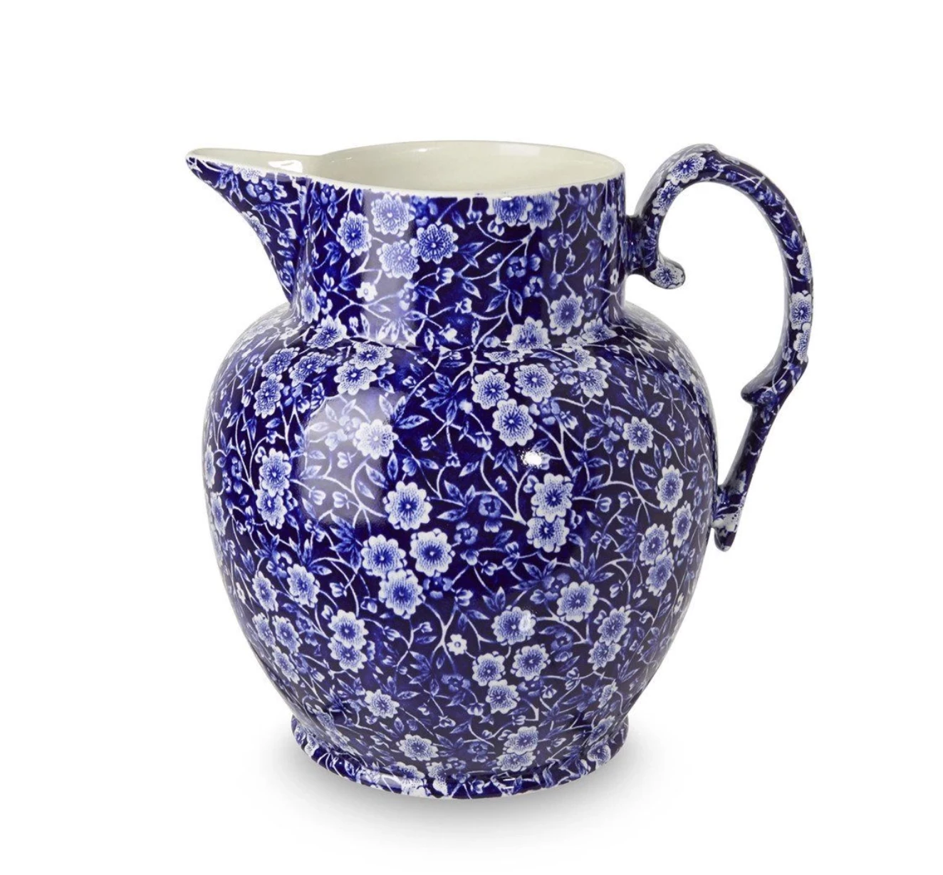 Kitchenware Burleigh UK Blue Calico - Large Etruscan Jug