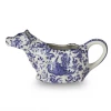 Kitchenware Burleigh UK Blue Regal Peacock- Cow Creamer