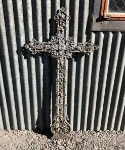 Scout Vintage Cast Iron French Crucifix Burgundy