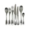 Scout House Calais 7 Piece Cutlery Set For One - Vintage Satin Finish - Stainless Steel