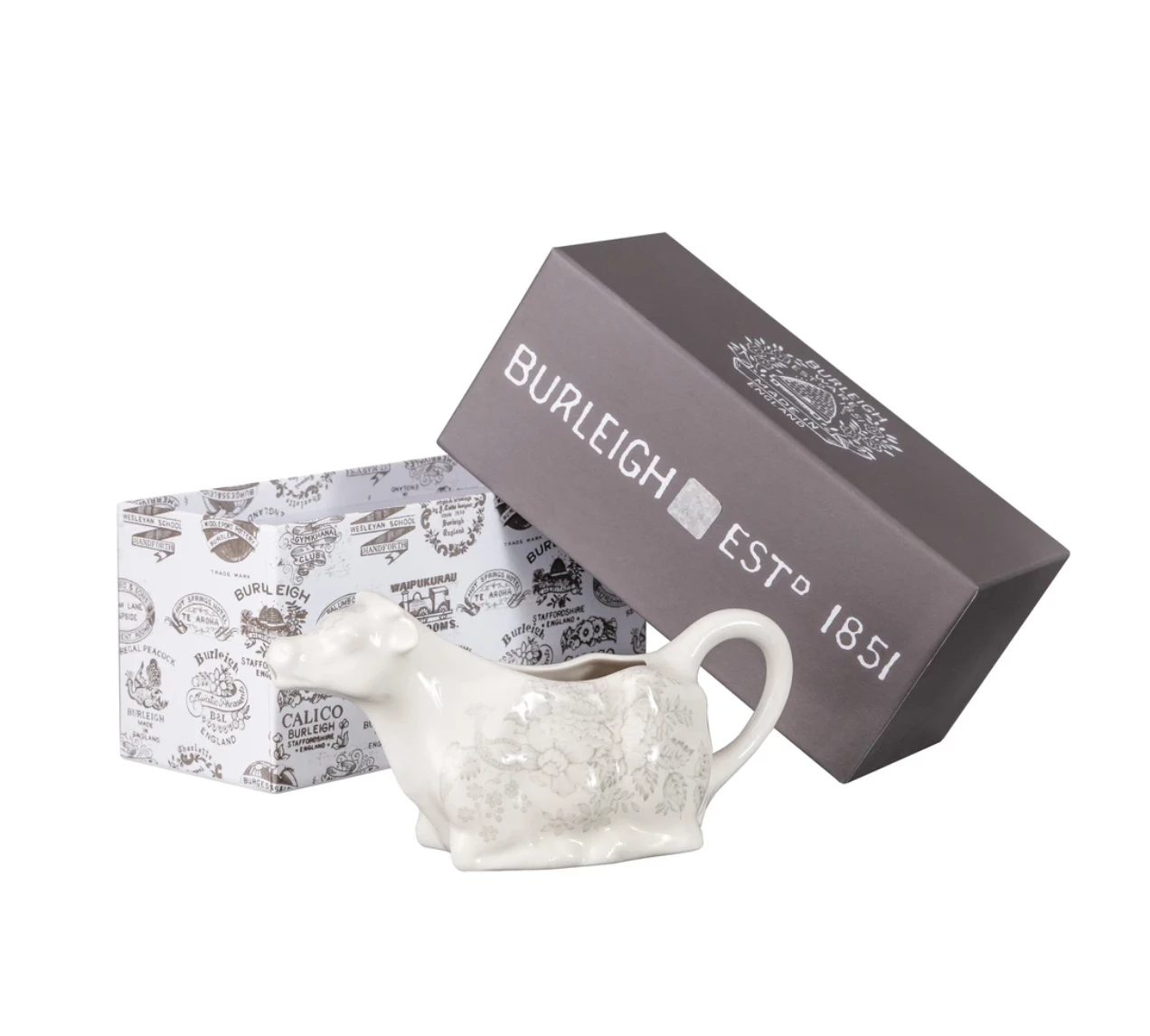 Burleigh UK Dove Grey Pheasant - Cow Creamer