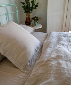 Scout House Homewares Scout Portuguese Linen Quilt Cover Set - Queen - Linen