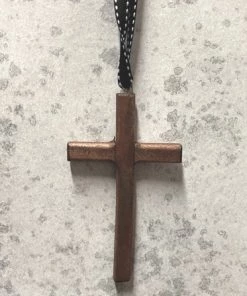 Scout Timber Crucifix Ornament