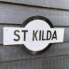 Scout House St Kilda Victorian Railways Enamel Sign