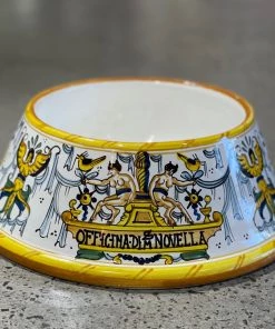 Santa Maria Novella Ceramic Dog And Cat Water Bowl Gifts