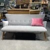Scout House Vintage French Modular Lounge - Silver Grey With Coloured Buttons Furniture