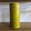 Bitossi Italy Yellow Ceramic Cylinder Vase Gifts