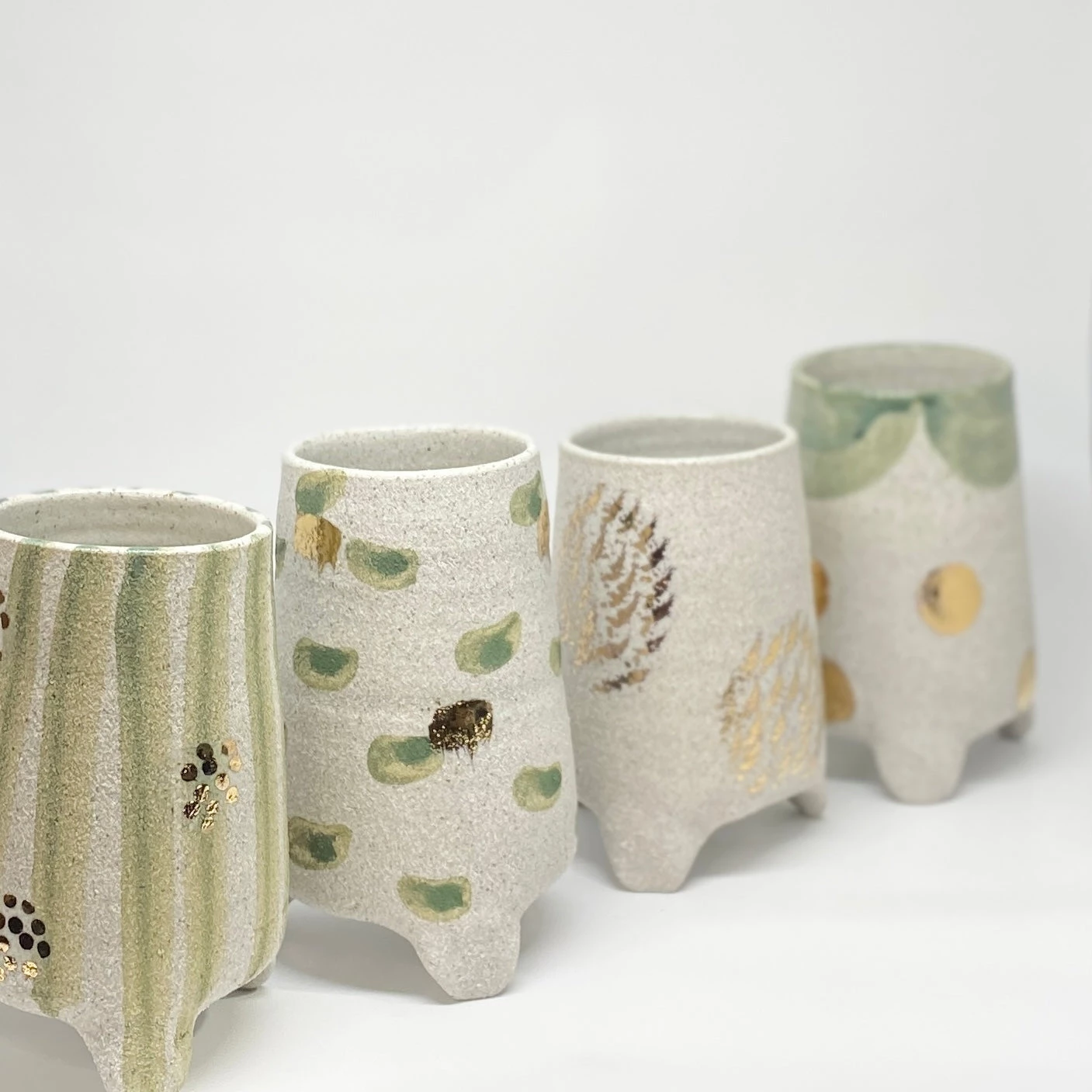 Bridget Bodenham - Small Cylindrical Vase - Rustic Gold Gifts