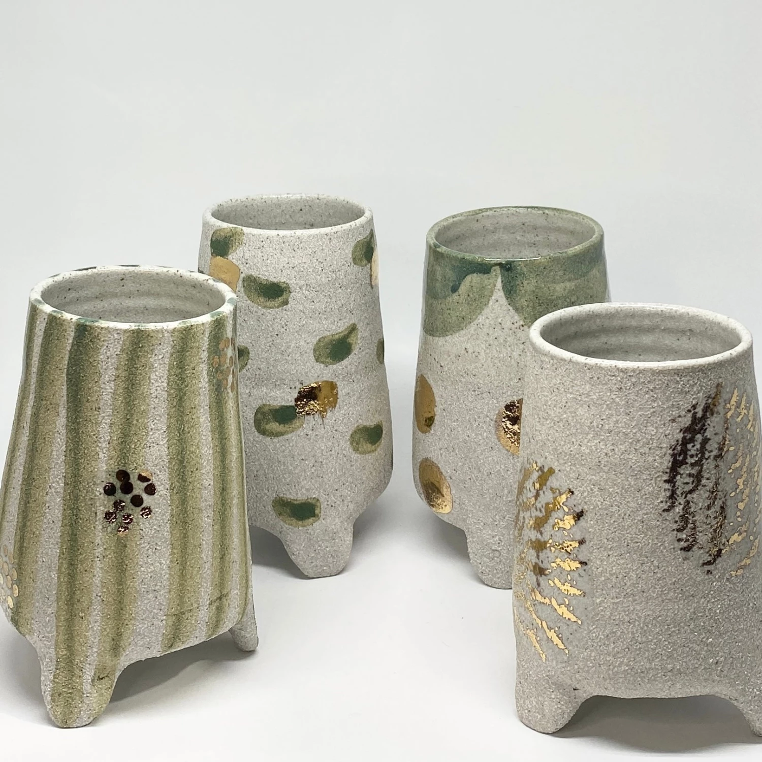 Bridget Bodenham - Small Cylindrical Vase - Rustic Gold Gifts