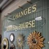 Scout House CHANGES - Vintage French Bank Sign
