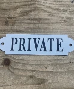 Scout House Gifts Enamel TOILET Sign