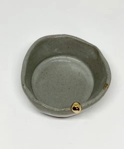 Bridget Bodenham - Salt Pot Grey And Gold Pearl Gifts