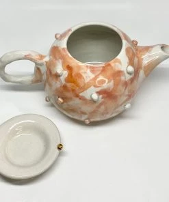 Scout House Pink Large Teapot - Bridget Bodenham