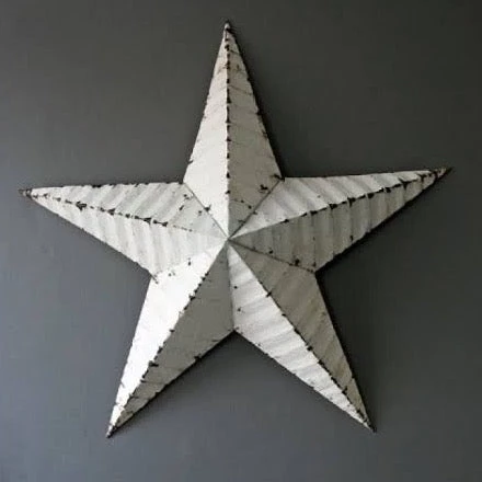 Scout Homewares Authentic Amish Barn Star - Large 74 CM DIAMETER - WHITE