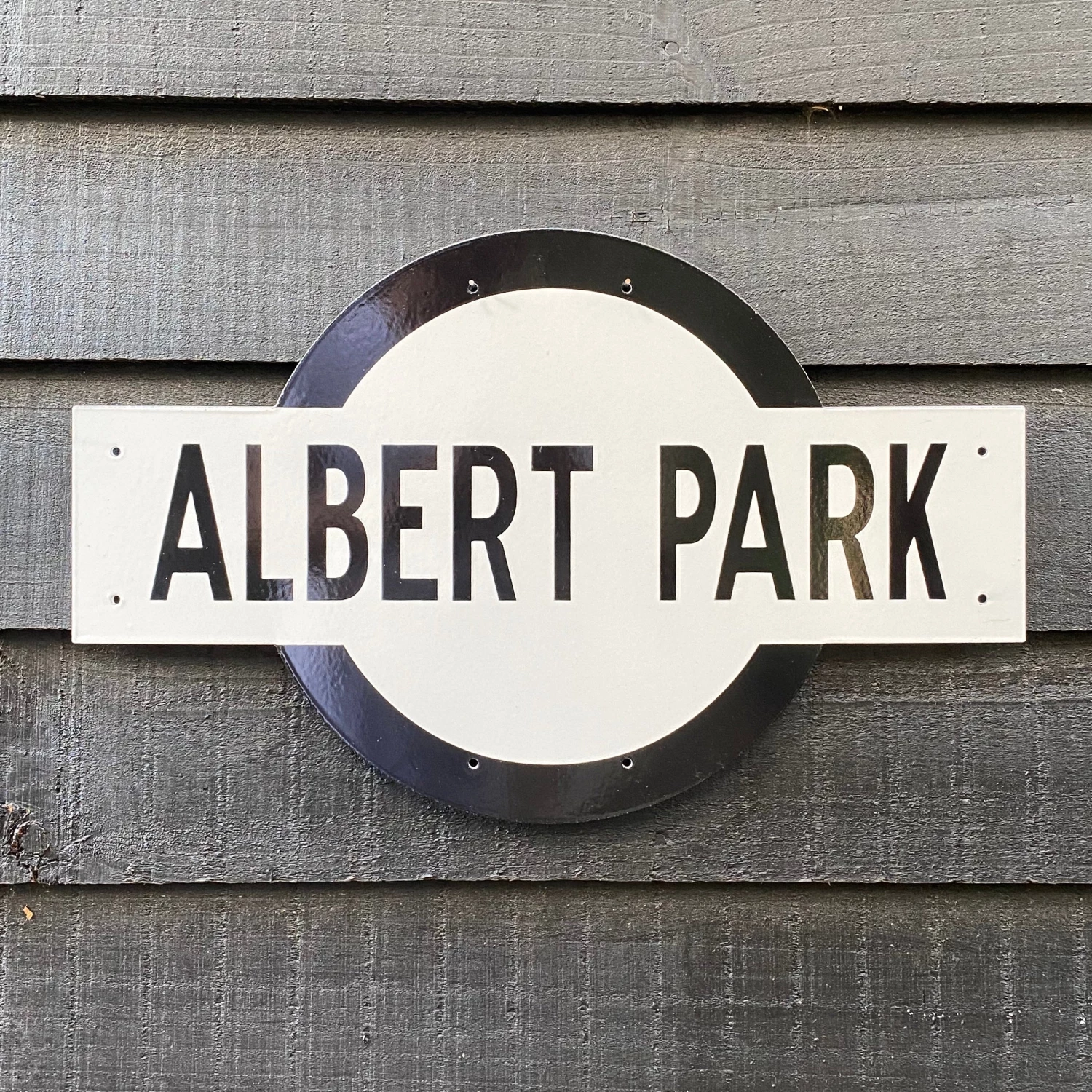 Scout House Gifts Albert Park Victorian Railways Enamel Sign