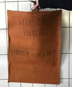 Scout Vintage Linen Mail Bag From Belgium