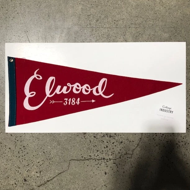 Scout Pennant Elwood In Berry Red And Teal Gifts
