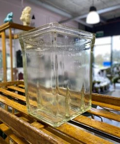 Scout House Gifts Antique Glass Battery Case Jar- USA WILLARD