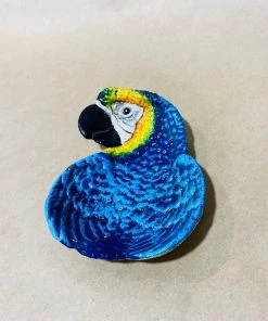 Scout Parrot Face Dish - Cast Iron Gifts