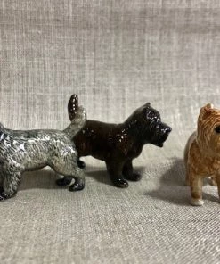 Scout House Homewares Ceramic Light Cairn Terrier Miniature Figurine