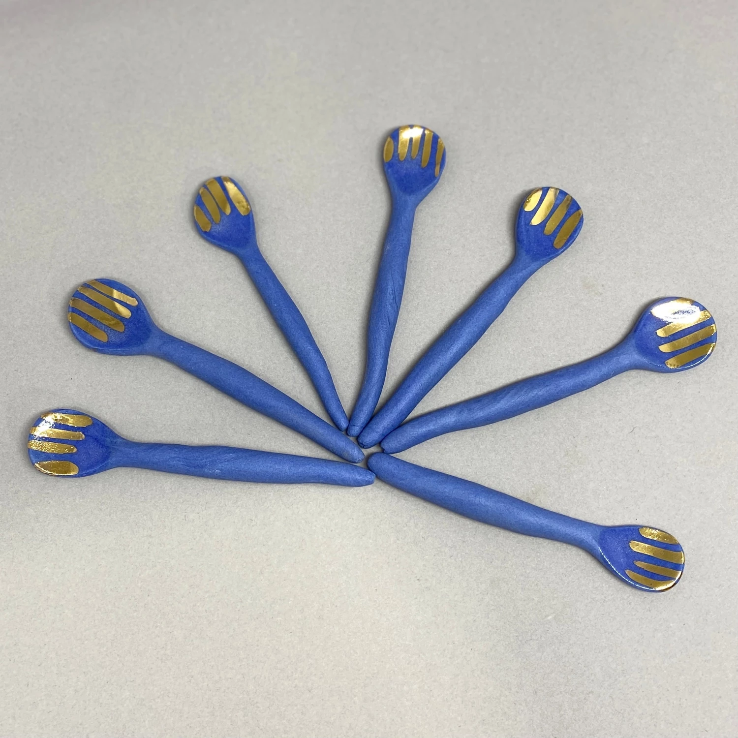 Bridget Bodenham - Little Special Spoon - Gold Stripes