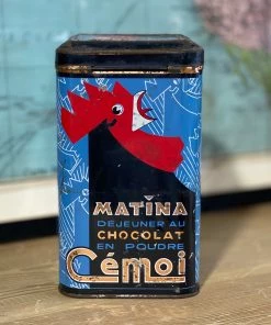 Scout House Vintage French 'Ce Moi Matina Chocolat' Tin
