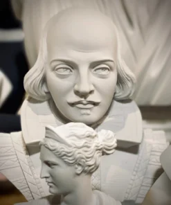 Egregia 22cm SHAKESPEARE ALABASTER BUST