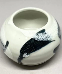 Scout House Gifts Black And White Canister - Bridget Bodenham