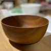 Tomkin Little Scout Mid Century Modern Wood Veneer Bowl - Round