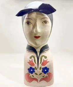 Scout House European Hand Made Papier Mâché Clarisse Wig Doll Gifts