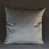 Iosis France Velvet Berlingot Cushion In Gris 45cm Homewares