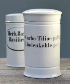 Scout House Kitchenware Vintage Ceramic Apothecary Canister