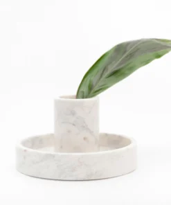 Marble Basic Round Roman Tray - Small