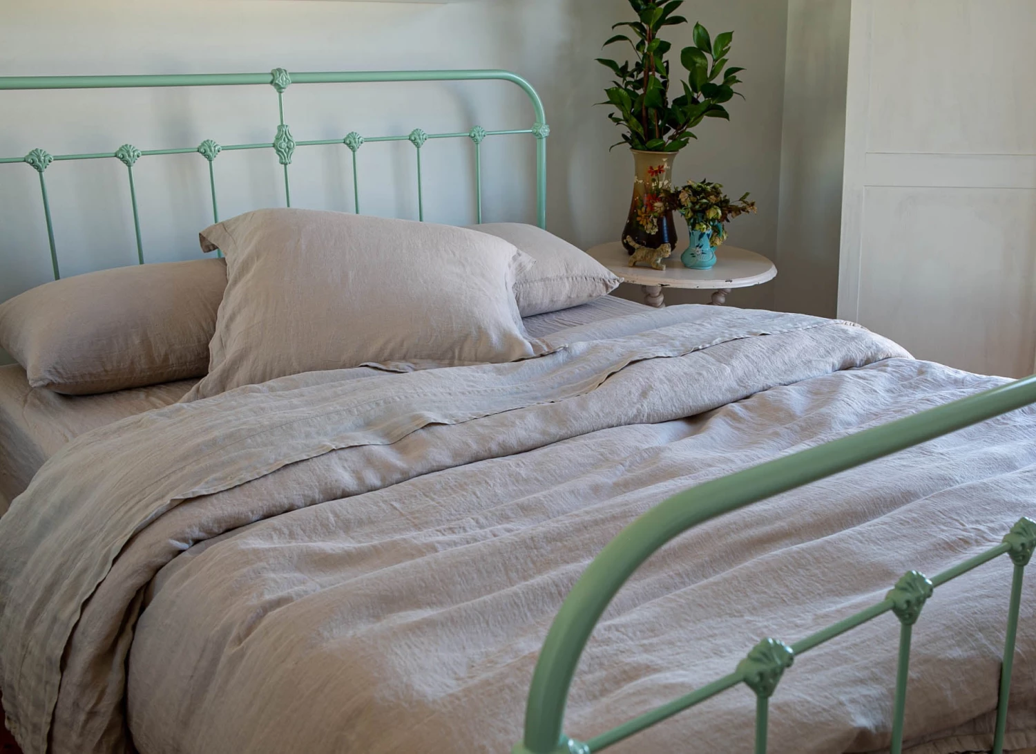 Scout House Scout Portuguese Linen Sheet Set- King - Linen Textiles