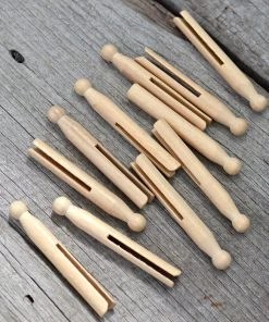 Wooden Clothes Pegs By Redecker Homewares