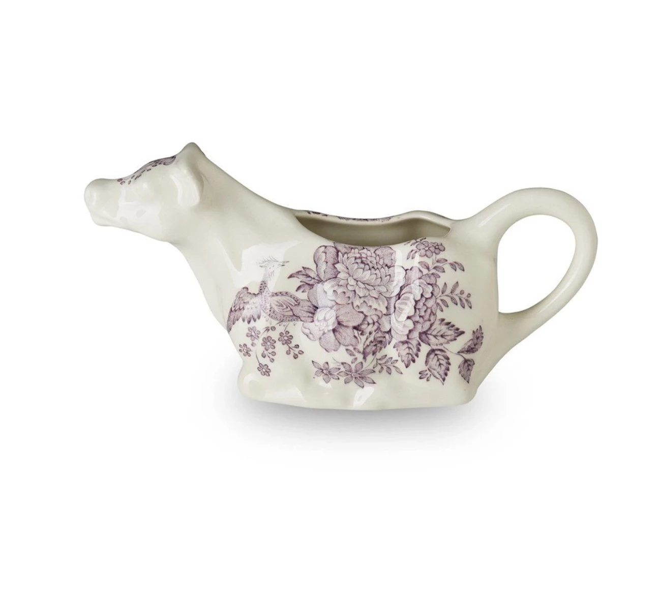 Kitchenware Burleigh UK Plum Pheasant - Cow Creamer