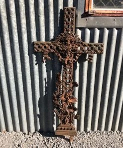 Scout Vintage Cast Iron French Crucifix Rhone Gifts
