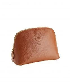 Santa Maria Novella Leather Cosmetic Pouch