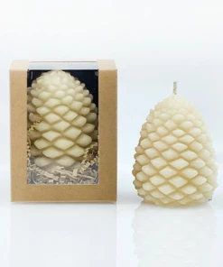 Scout Queen B Beeswax Pinecone Candle - Large Homewares